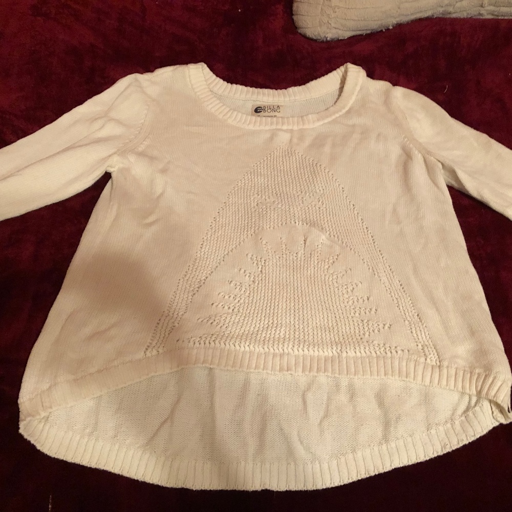 White Billabong Shark Sweater